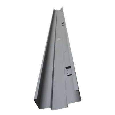 5241 - Jamba de contra galvanizada / 7' 0" (2.13 m) x 5 3/4" (146 mm) / Calibre 16 / Pestillo izquierdo