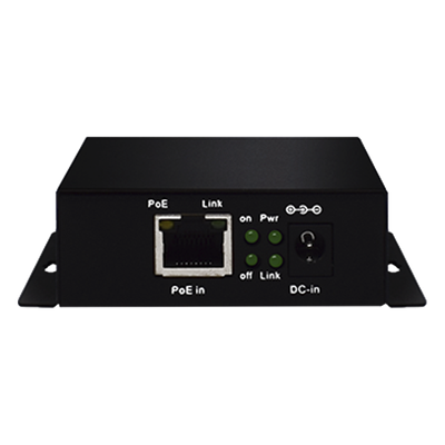 WI-PE31G - Inyector PoE Industrial / Extensión 250 m (820.2 ft) / 3 Puertos 10/100 Mbps / 802.3 af/at 30W / Sin Ventiladores / -40 a 75°C