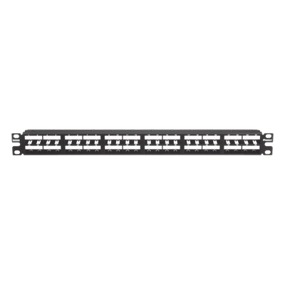 CPP48HDWBLY - Panel de Parcheo Modular / 48 Puertos / Alta Densidad 1 UR / Plano / Sin Blindaje / Rack 19"