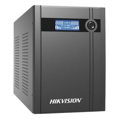 DS-UPS2000-X - UPS Hikvision de 2000 Va / 1200 W / Pantalla LCD / Protección Contra Sobrecarga y Descarga