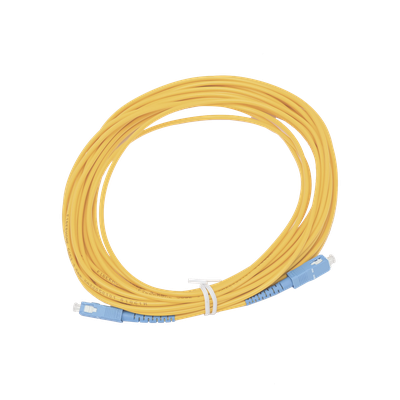 OFC-SC/PC-SC/PC-S-30-10 - Jumper de Fibra Óptica / Monomodo G.652D / SC/UPC-SC/UPC / Simplex / 10 m (32.81 pies) / Forro 3 mm