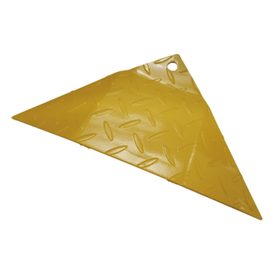 XB-TK-CAP-H - Bisel Final para Picos Ponchallantas / Acero Amarillo / 225 x 480 x 45 mm / 0.74 x 1.57 x 0.15 ft / Compatible 1 m