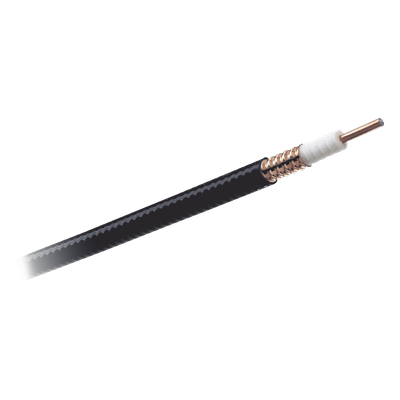 LDF4-50A - Cable Coaxial Heliax / 1/2 Pulgada / Cobre Corrugado / 50 Ohms / 0.625 in OD / PE Negro