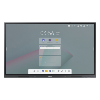 WA75F - Pantalla Interactiva / 75" / 4K UHD / Táctil IR 8 ms / 400 nits / Android 14 EDLA / Wi-Fi y Bluetooth / VESA 800x400