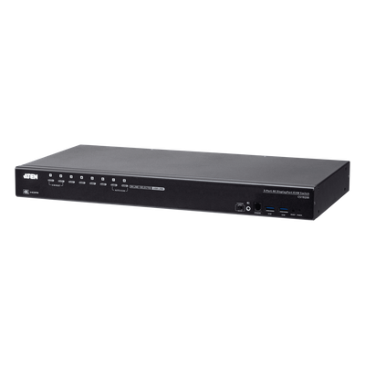 CS19208AT - Conmutador KVM / 8 puertos DisplayPort / USB 3.1 Gen 1 / 4K DCI 4096x2160@60Hz / Cascada hasta 128 equipos / 8 monitores multipantalla