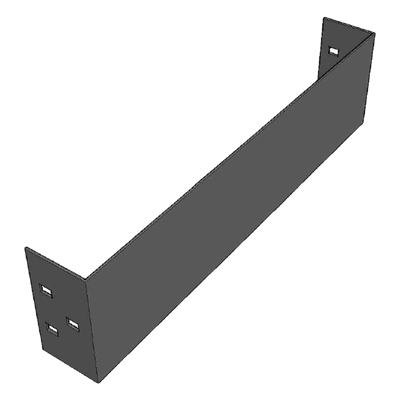 CH-PCE812ALK - Placa de Cierre para Escalera de Aluminio / Peralte 3 1/4" / Ancho 12" / Incluye Tornillería / Interior y Exterior