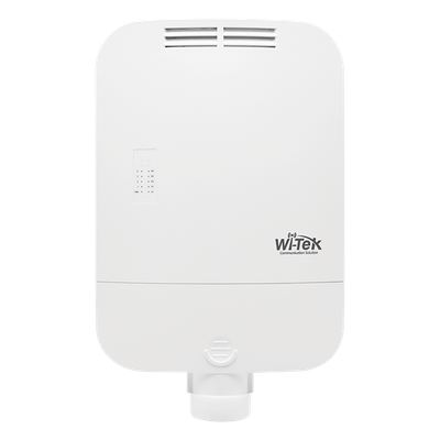 WI-PS306GF-O - Switch CCTV PoE para exterior / No administrable / Con 4 puertos Gigabit PoE af/at + 1 Puertos Uplink Gigabit + 1 x SFP Gigabit / Presupuesto 65 W / Ideal para Aplicaciones de Videovigilancia