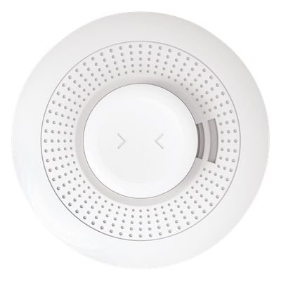 PROSIXSMOKEV - Detector Inalámbrico de Humo y Calor / Alarma 85 dBA / Alcance 92 m (300 ft) / AES-128 / One-Go-All-Go / Enrolamiento Automático