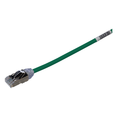 STP28X0.2MGR - Patch Cord Cat6A / 28 AWG / S/FTP / CM/LS0H / 20 cm (0.66 ft) / Verde