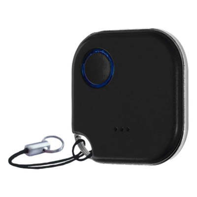 SHELLYBTBTNBL - Botón Inteligente Bluetooth / Alcance 10 m (32.8 ft) / 4 Combinaciones de Clic / Batería CR2032 2 Años
