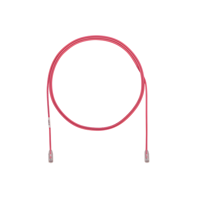 UTP28SP5PK - Cable de Parcheo Cat6 UTP / 28AWG Diámetro Reducido / 1.52 m (5 pies) / Rosa