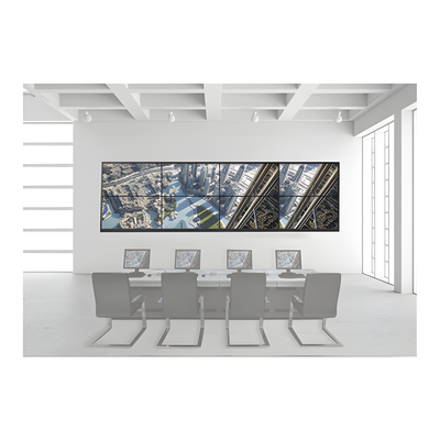 DSVW4X20A55/WM - Kit Videowall / 4x2 / 8 Pantallas 55" (1.7 m / 5.6 ft) / Full HD 60 Hz / Decoder 128 Canales / Base Pared