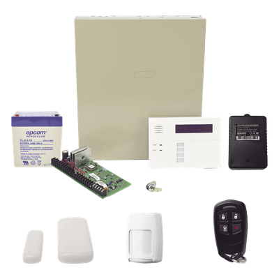 VISTA48RFMINI/6160RF - Kit de Alarma Inalámbrico / Panel 48 Zonas / Receptor RF Integrado / Alcance 60 m (196.9 ft) / Teclado 6160RF / Compatible Total Connect