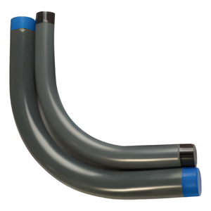 CAL-25-PC - Codo Conduit Rígido / 1" (25.4 mm) / Aluminio 6063 / Recubrimiento PVC 40 mils / Uretano Púrpura 2 mils / IK09 / UL-6A