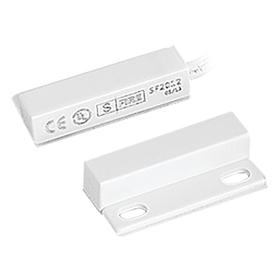 SF-2012 - Contacto Magnético Ultra Compacto / GAP 29 mm (1.14 in) / Reed Switch NC / 12 VCC / Puertas y Ventanas