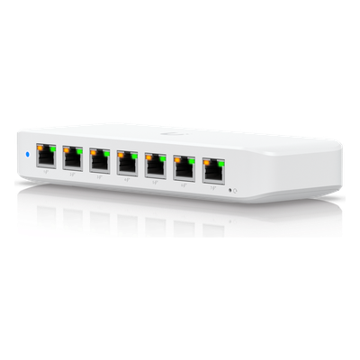USW-ULTRA - Ubiquiti UniFi Switch Ultra USW-ULTRA, 42W PoE, 1 Puerto PoE++, 7 Puertos PoE+