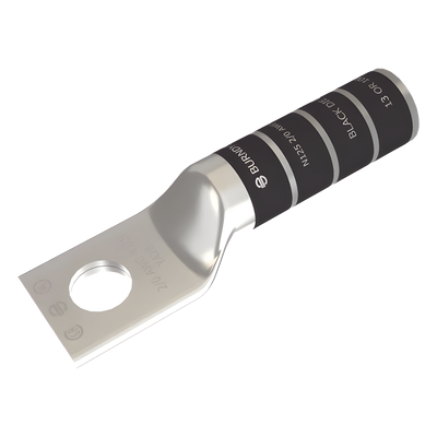 HUB-YA26N - Zapata Terminal / Barril Largo / Tornillo 1/2" (13.2 mm) / Cable 2/0 AWG / 35 kV / 82 mm (3.21 in)