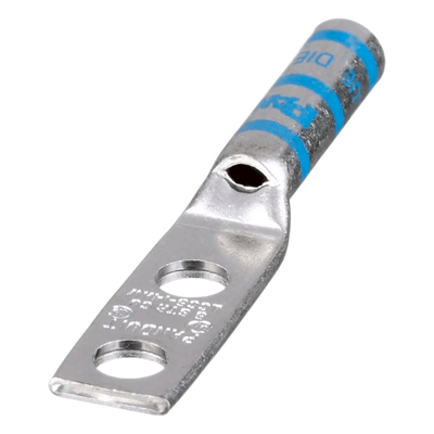 LCC614AWL1PZ - Terminal Doble Ojillo / 6 AWG / Orificio 1/4 pulgada / Separación 16 mm / 1 Pieza