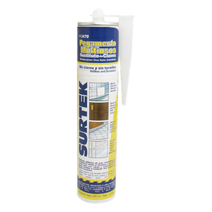 SYS113470 - Adhesivo de construcción / 300 ml / 45 kg/cm² resistencia al despegue / Secado 24 horas / Sin perforaciones