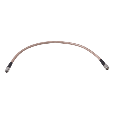 SSMA-142-SMA-30 - Jumper RF / Cable RG-142 / Conectores SMA Macho a SMA Macho / 30 cm (0.98 pies)