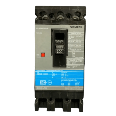 Siemens Interruptor Termomagnético / 3 Polos / 100 A ED63B100MX
