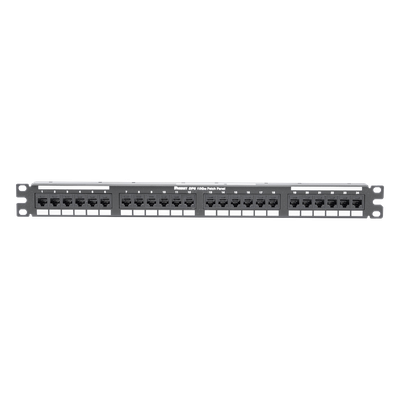 DP246X88TGY - Panel de Parcheo de Impacto / Categoría 6A / 24 Puertos / 1UR / 1-500 MHz / 10GBASE-T