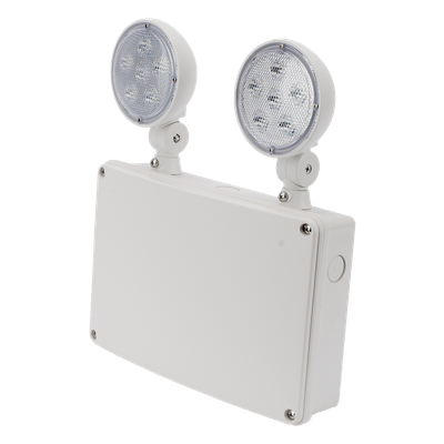 SFWMC - Luz de Emergencia LED / 600 lm / 3W / Montaje Universal / 120-277 VAC / Batería 6V 4.5Ah