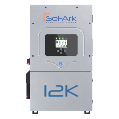 12K2P - Inversor Híbrido / 12 kW / 220 VCA / Fase Dividida / IP65 / 48 VCC Baterías / 13 kW FV / 97.5% Eficiencia