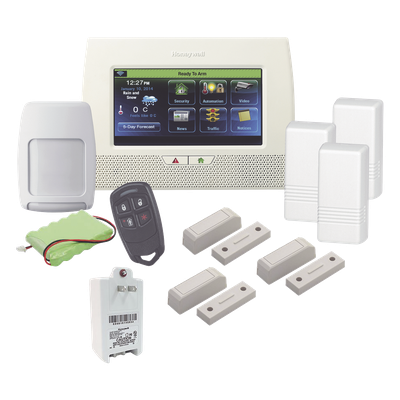 L7000LAK - Kit de alarma inalámbrico / Panel pantalla táctil 7" / 3 contactos magnéticos / Sensor de movimiento / Control remoto / Z-Wave