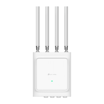 Access Point Wi-Fi 6 Exterior AX3600 / 3.6 Gbps Velocidad Total / 4x4 MU-MIMO / IP68 / Protección Rayos 6 kV / Gestión Cloud Omada / -40°C a +70°C / A