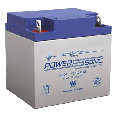 PS-12280-NB2 - Batería de Respaldo AGM/VRLA / 12V / 28Ah / Vida Útil 5 Años / Terminales NB2 / Certificada UL