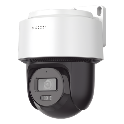 DS-2DE2C400MWG-E/NEU - Cámara Domo PT IP / 4 Megapixel / Lente 4 mm / Dual Light 30 m (98.4 ft) / Autoseguimiento Humanos / PoE+ / Audio Bidireccional / IP66