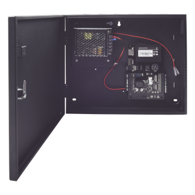SYSCA-2R-1D - C3100 Panel de Control de Acceso para 1 Puerta / Fácil Administración / 30,000 Tarjetas / Incluye Gabinete y Fuente de Alimentación 12Vcc/3A / Software GRATIS