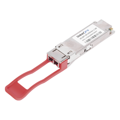 LP-QSFP-40G-SM-40 - Transceptor Óptico QSFP+ / 40 Gbps / Monomodo 1310 nm / Alcance 40 km / LC/UPC Dúplex / DDM