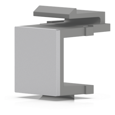 UACC-KEYSTONE-BLANK-INSERT - Insertos Ciegos Keystone / Snap-In / 24 Piezas / 16.3 x 14.6 x 18 mm (0.64 x 0.57 x 0.7") / ABS Retardante a la Flama