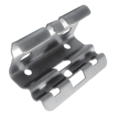 MG-67-112EZ - Mini clip automático, para unir tramos de charola, con acabado Electro Zinc