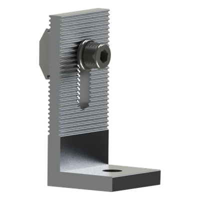 EPLLFN207 - Soporte L / Aluminio Anodizado / 40 x 40 x 85 mm / 0.13 x 0.13 x 0.28 ft / 18 g / Rieles 5 y 8 mm