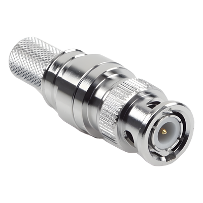 EZ-400-BM-X - Conector BNC Macho Plegable con Pin Cautivo para Cables RG8 - LMR400