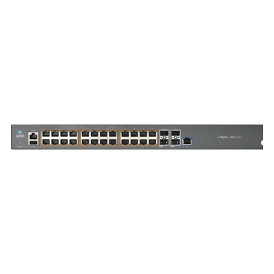 MX-EX2028PXA-U - Switch Capa 3 / 28 Puertos / 24 PoE Gigabit 802.3af/at / 4 SFP+ / 128 Gbps / Administración en la Nube
