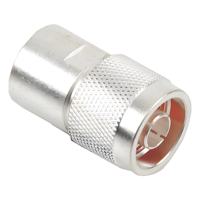 RFN-1002-1S - Conector Coaxial N Macho / Compatibilidad RG-8/U, RG-213/U, RG-214 / Conductor AWG-11/13 / Cuerpo Bronce Plateado / Contacto Oro / Aislante Teflón