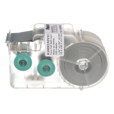 R100X225V1C - Casete de Etiquetas Autolaminadas / Rotación 360° / 75 Unidades / 7.1-9.9 mm (0.28-0.39 in) / -40°C a 93°C (-40°F a 200°F)