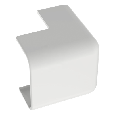 OCF10WH-X - Esquinero exterior / ABS / UL94V-0 / FT4 / 90° / 0 a 50°C / Blanco