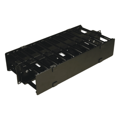 HCM-4-2U-D - Organizador de Cable Horizontal / Doble / 19in / 4in (0.33 pies) de profundidad / 2UR / Alta Densidad
