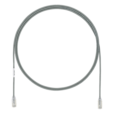 UTP28SP1.5MGY - Cable de Parcheo Cat6 / 28AWG / UTP / 1.5m (4.92 pies) / Diámetro 3.8mm / CM/LSZH / Gris