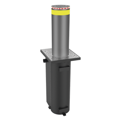 XB-275-H07K - Bolardo Hidráulico / Diámetro 275 mm / Elevación 600 mm / Resistencia Impacto 300,000 J / 120 Ciclos/Hora / Bomba Italiana Integrada