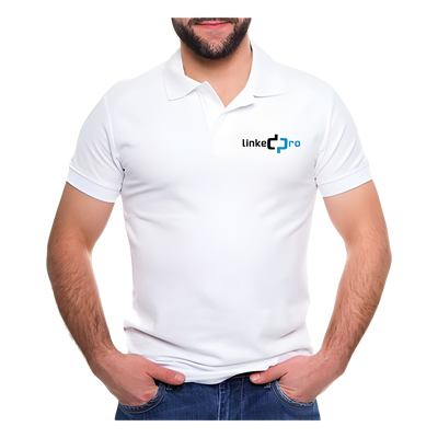 PLALPWM - Playera Polo / Algodón 100% / Talla Mediana / Blanco