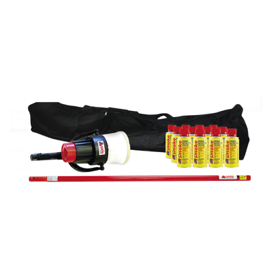 SOLO-810-KIT - Kit de Prueba de Detectores de Humo / Extensión 1.2 m (3.9 ft) / Dispensador 4" / 12 Latas M8 / Altura Máxima 3 m (9.8 ft)