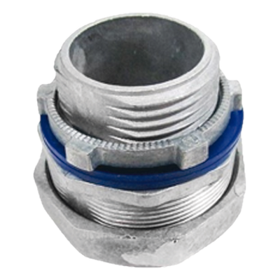 ANC-HLR38 - Conector Recto para Tubo Liquidtight / 3/8" (10 mm) / Diseño Compacto / Acabado Bruñido / NEMA FB-1 / UL 514B