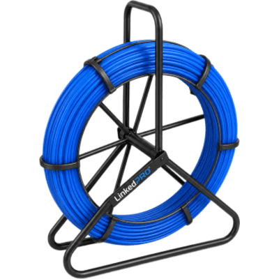 LP-GC-9-150M - Guía de Jalado de Cables Tipo Cobra / Fibra de Vidrio / 9 mm x 150 m (492.1 ft) / No Conductora / HDPE Resistente a UV