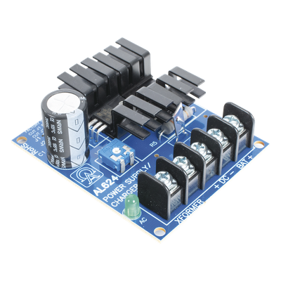 AL-624 - Fuente de Poder con Respaldo / 6/12/24 Vcc / 1.2 A / 28.8 W / 1 Salida / 2.5 x 3 x 1.5 pulgadas